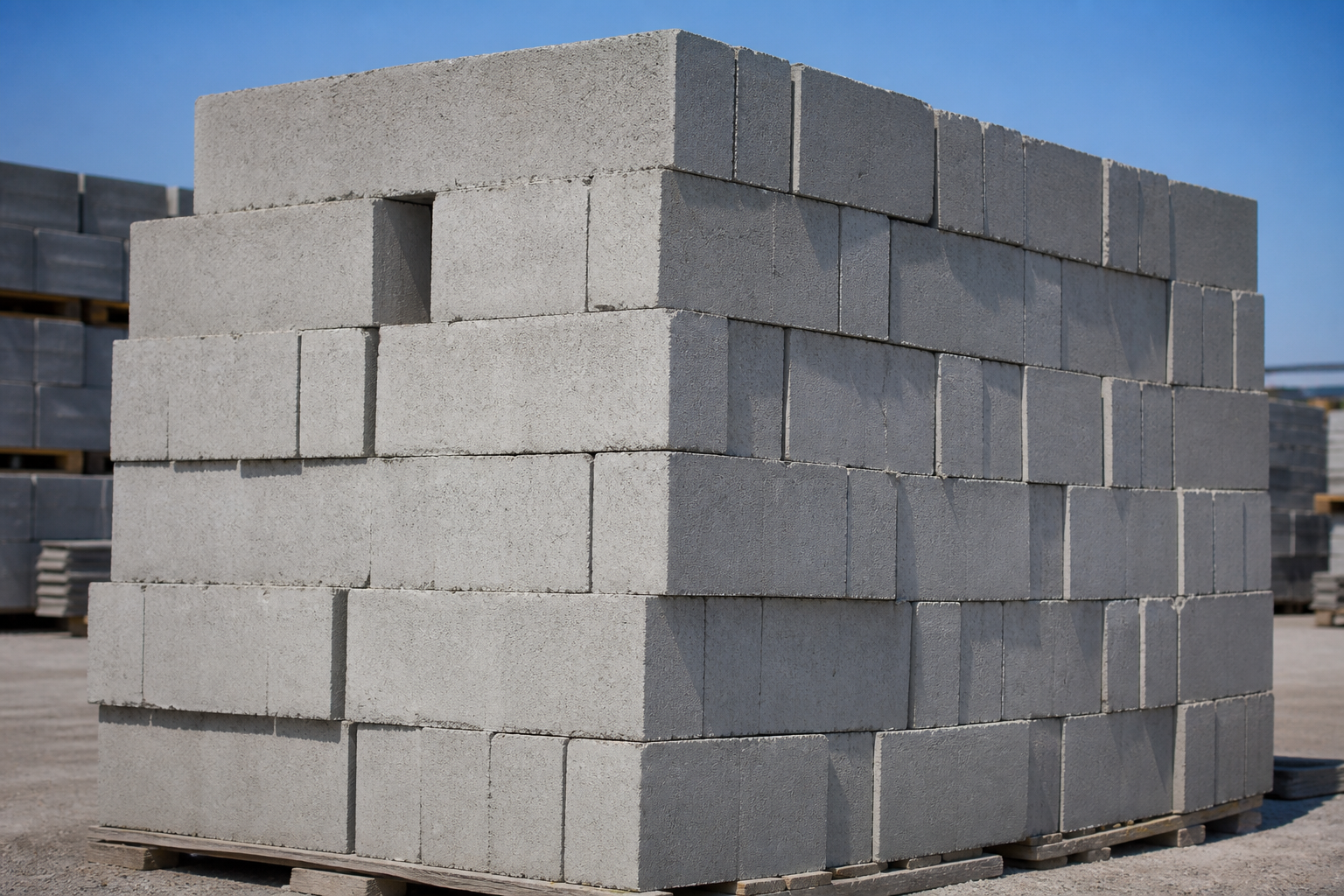 Block concrete production